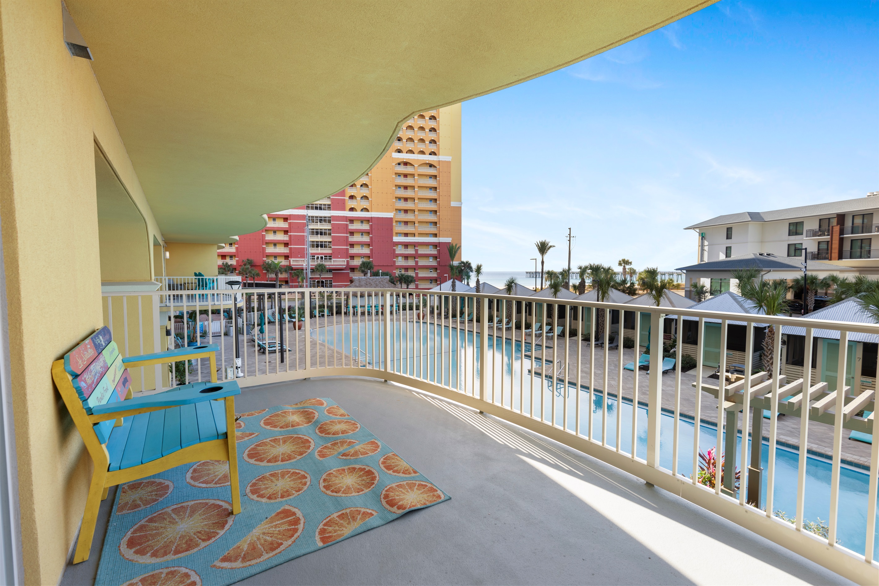 Wraparound Balcony with Gulf Views