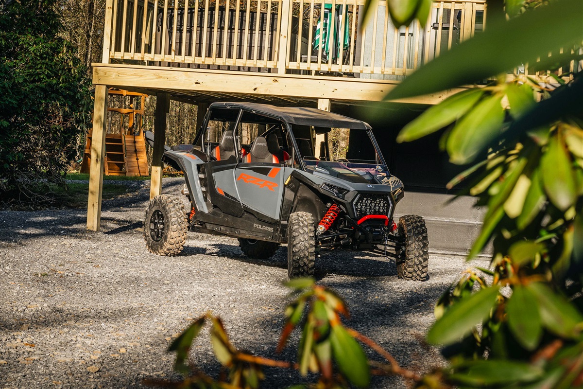 🏍️ Ride right from the door — Irish Farm Rd is ATV / UTV / snowmobile approved and plugs straight into the county-wide Northcentral trail system. (The UTV shown is not included — rent one from our partners at Denton Go, 5 min away; rental info is sent to 