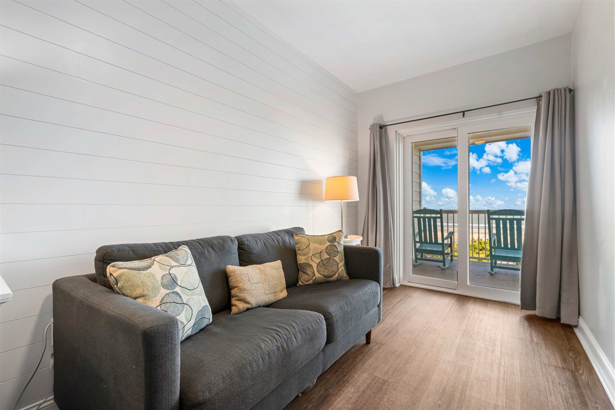 Bedroom 1: Primary king suite | Beach Breeze | Oceanview 202 | 1116 Ocean Blvd, Isle of Palms, SC | IOP Escapes
