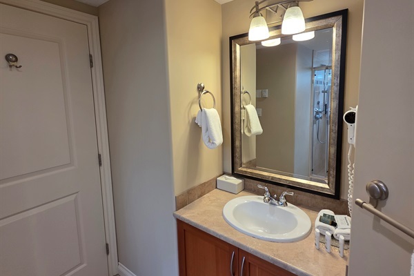 Unit B Roomy Bathroom