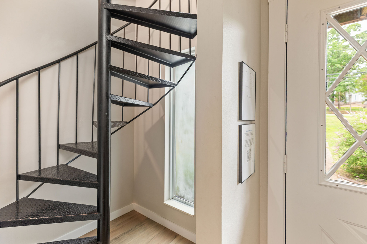 Stairs to the upper level