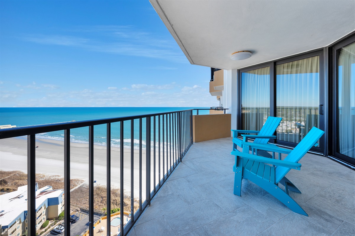 Breathtaking Views from Balcony!