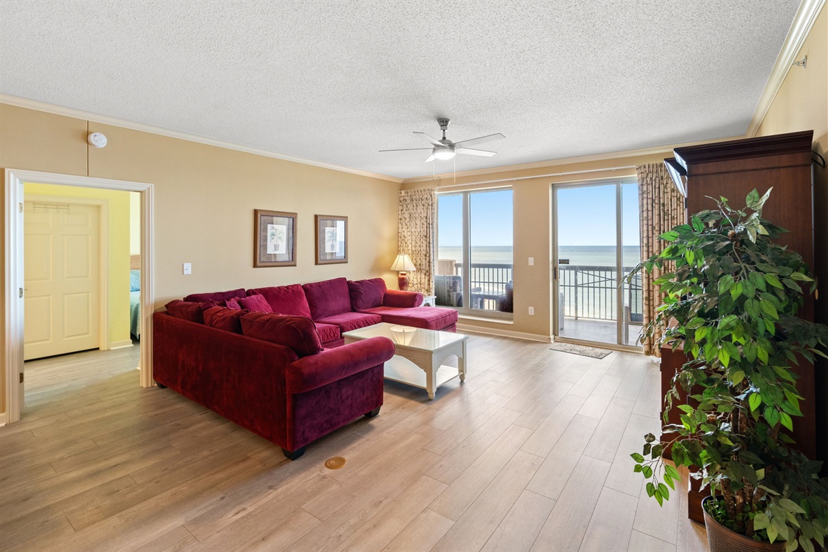 Living Room with sofa bed