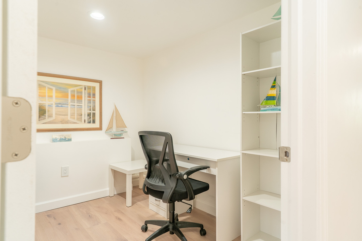 Dedicated office space.