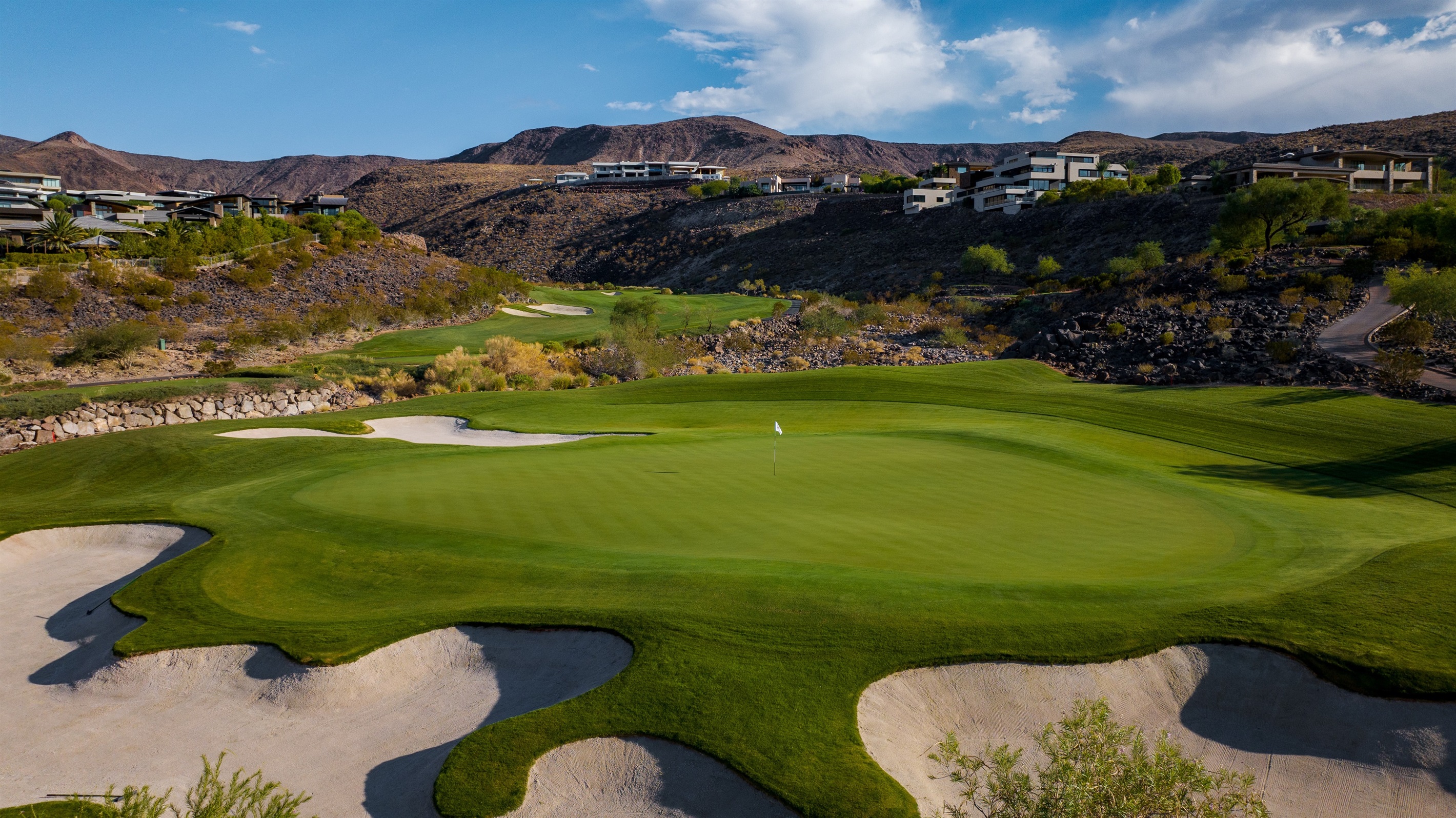 Dragon Ridge Country Club and Golf Course 2 minutes away. Elevated in the McCullough Mountains, with unobstructed views, DragonRidge is a private, Championship 18-hole, par 72 layout course that stretches to 6,975 yards.