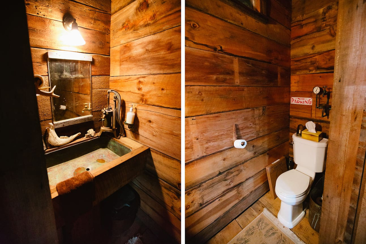 Main level half bath aka "The Necessary"