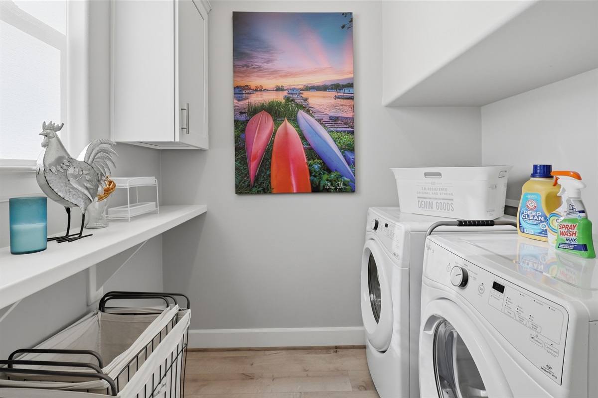 Laundry room available for use during your stay
