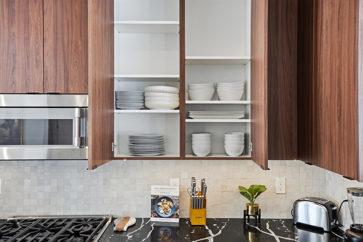 Find Everything You Need in Our Fully Stocked Kitchen