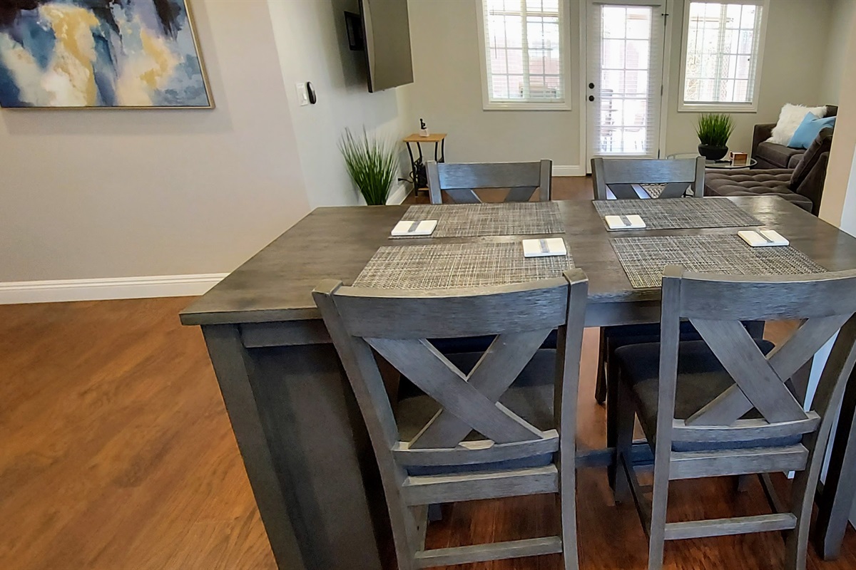 Kitchen table with plenty of seating