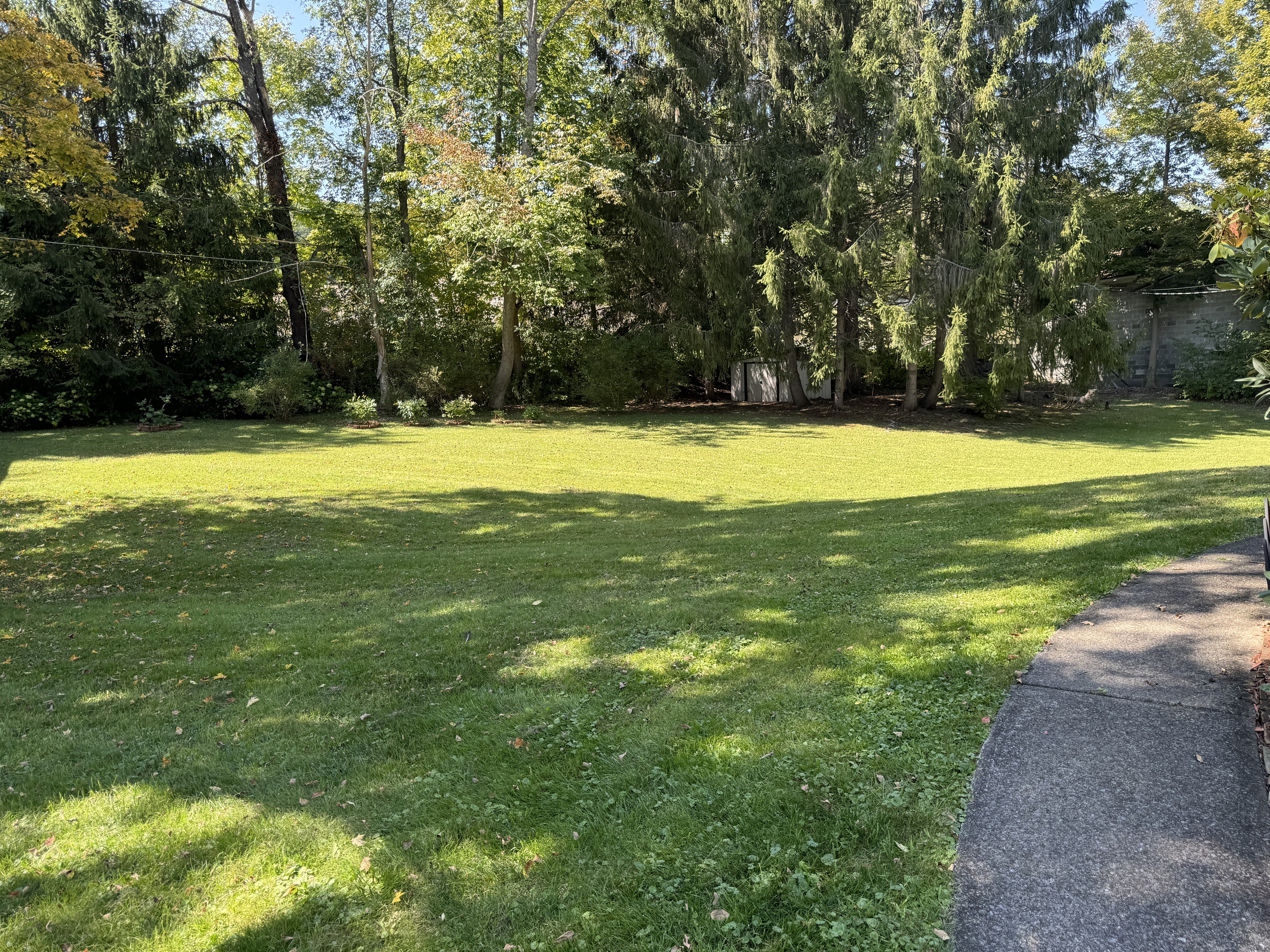Oh yeah, there's even a large flat front yard