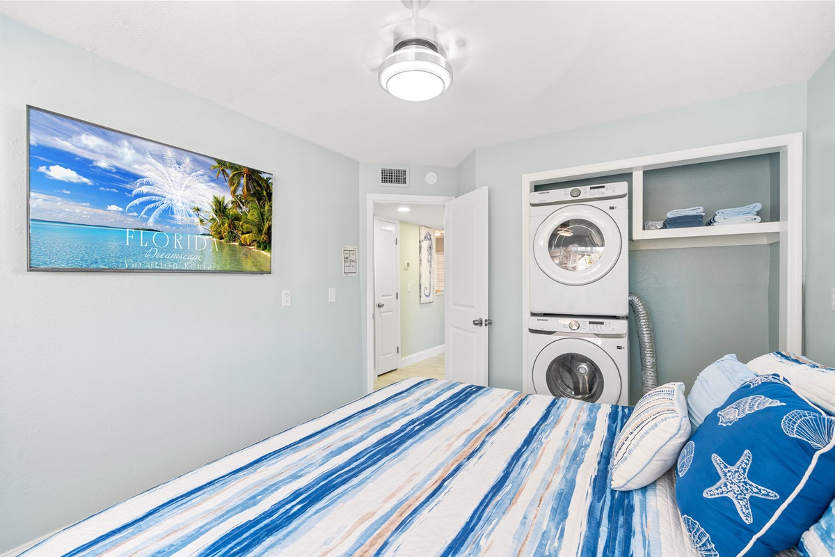 Unit 1 Bedroom 2 and laundry