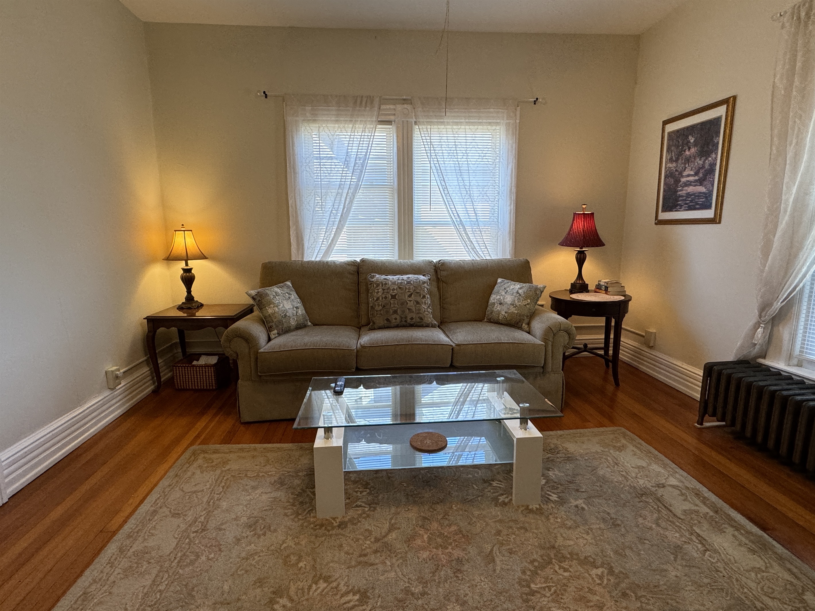 Living room with lots of natural light
