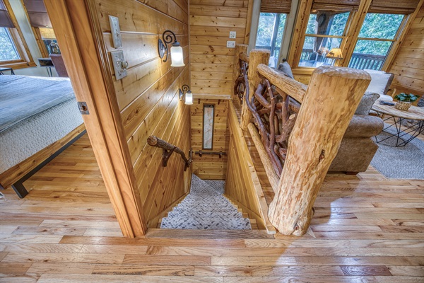 Stairs to lower level