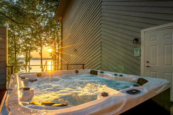 Hot Tub with Lake Views