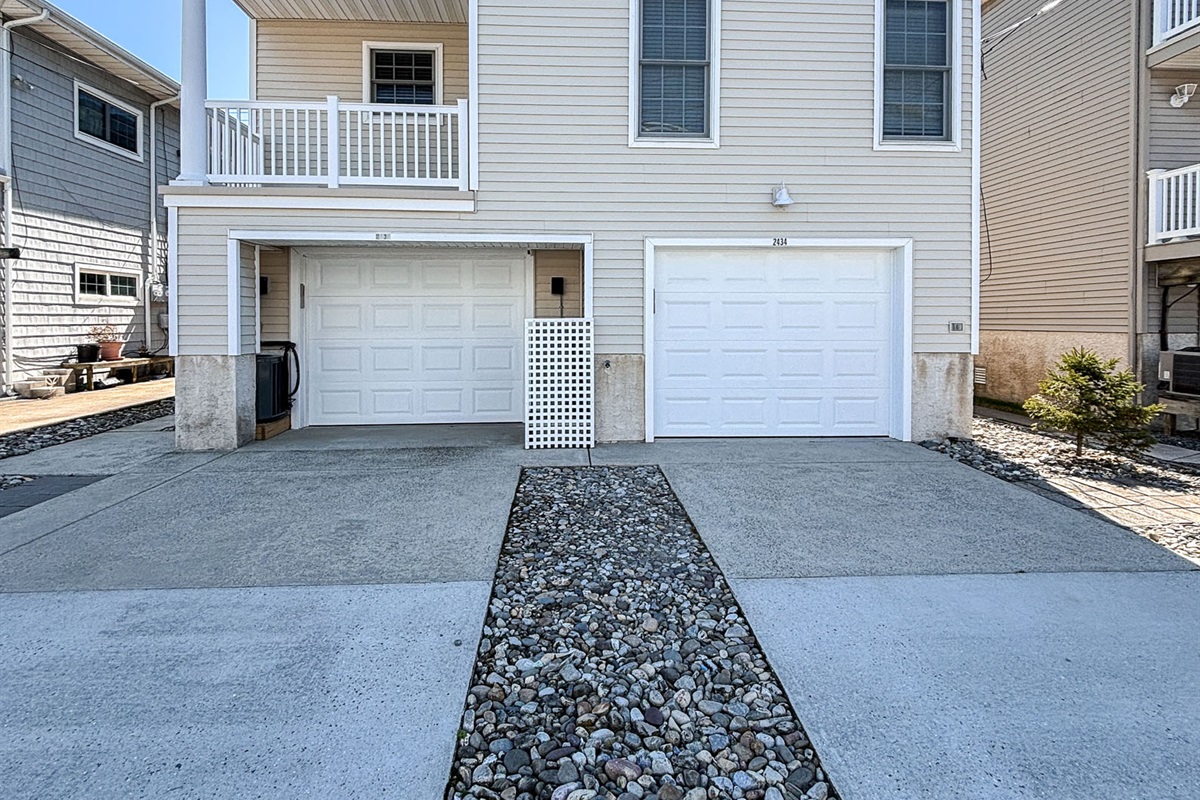 Parking area of the property 