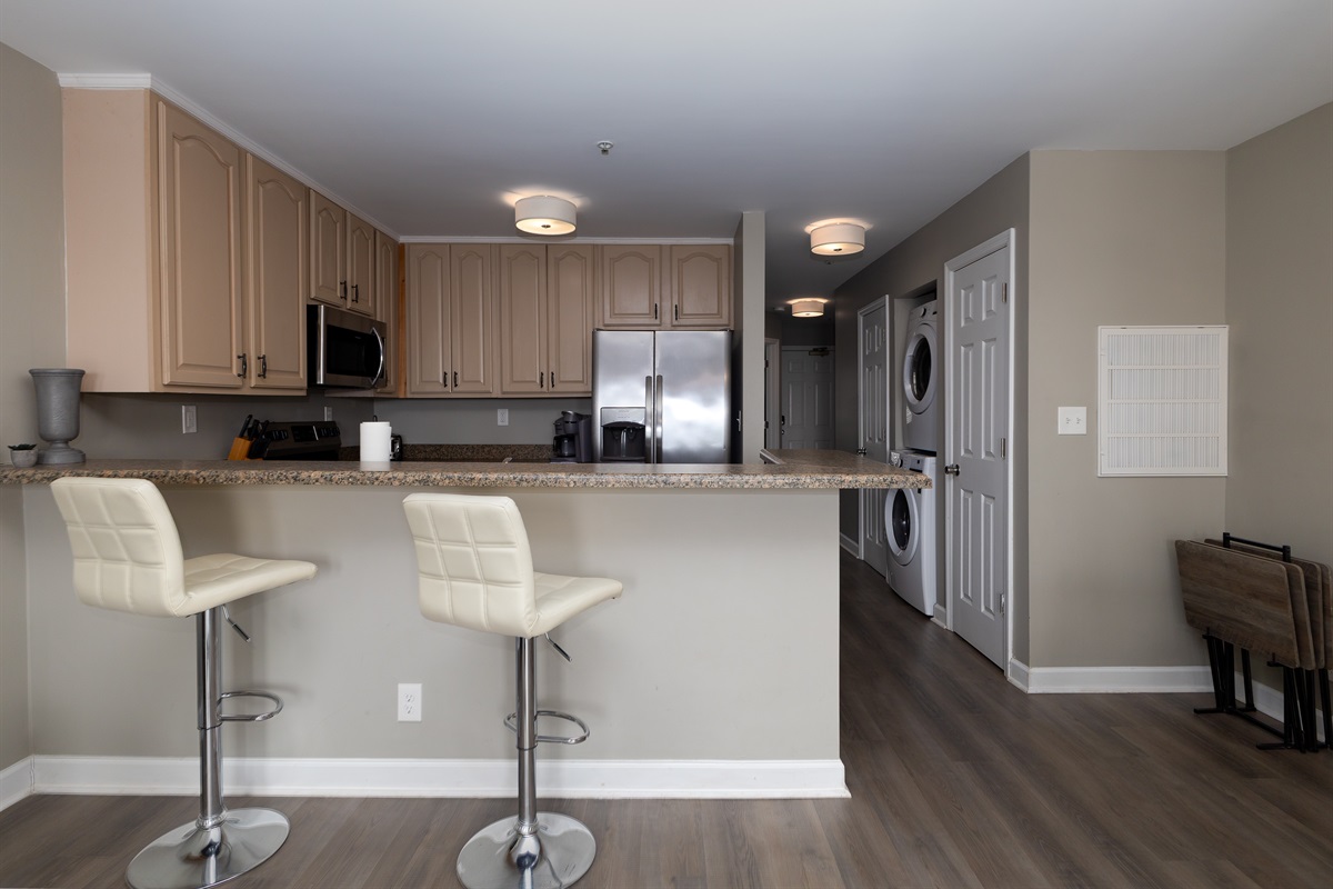 Two stools for dining
