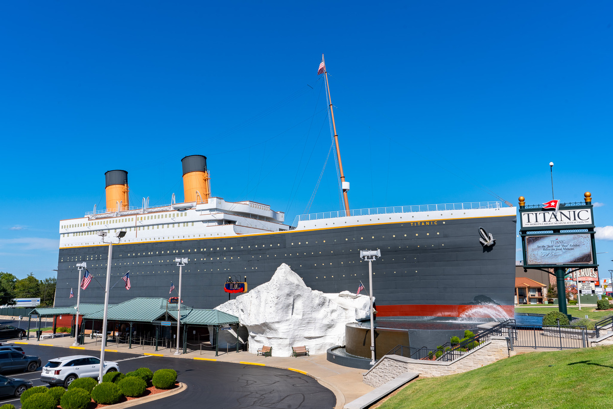 All aboard! Titanic Museum Attraction is another iconic Branson experience waiting just a short drive from your Ozark home base.
