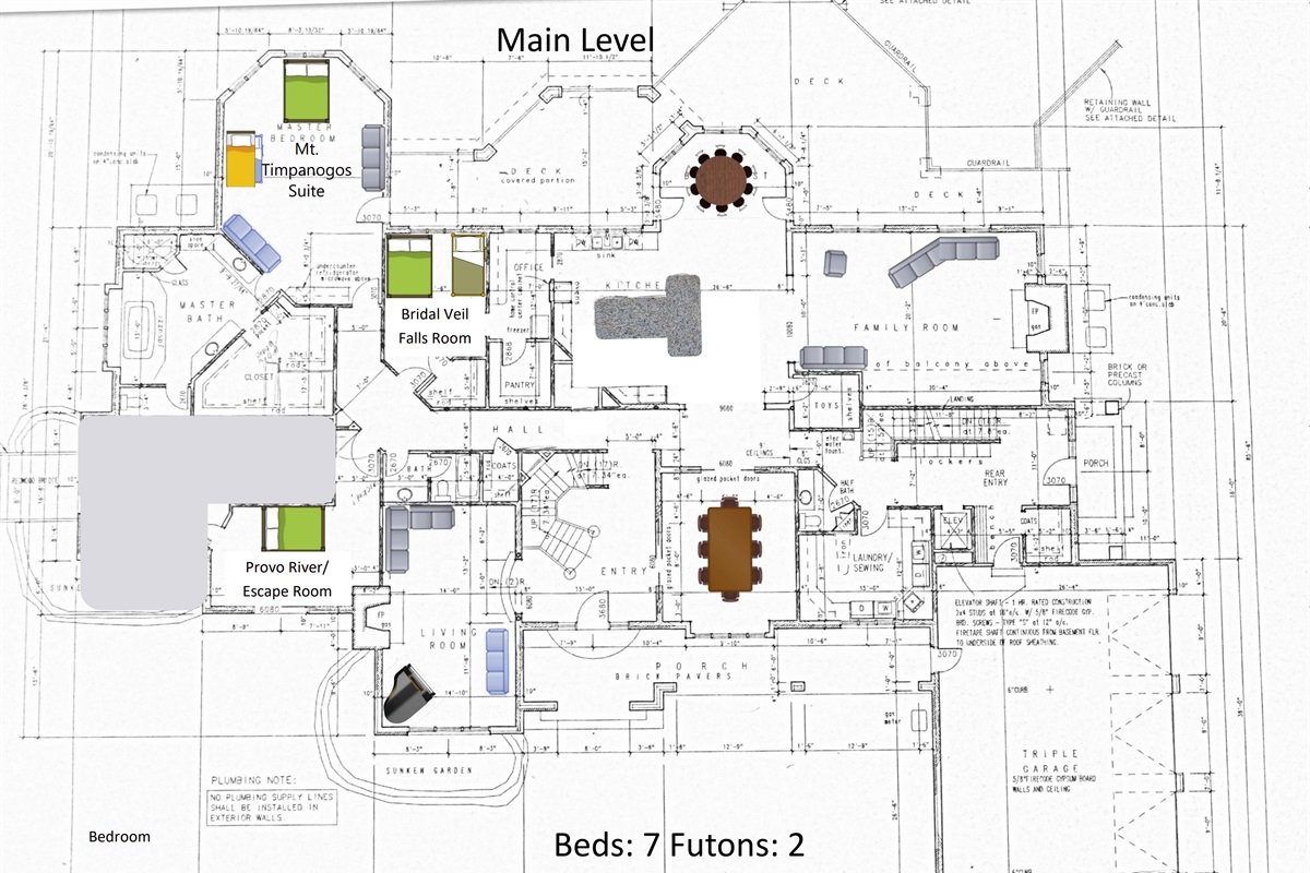 Main Level Floor Plan