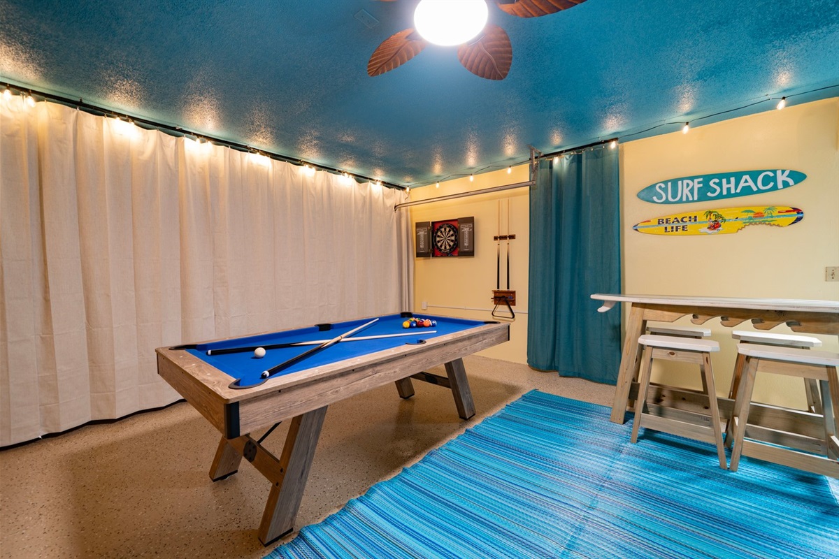 Surf Shack Game Room 