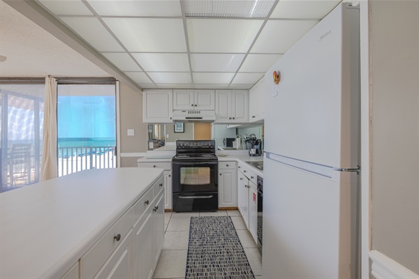 Well-equipped kitchen