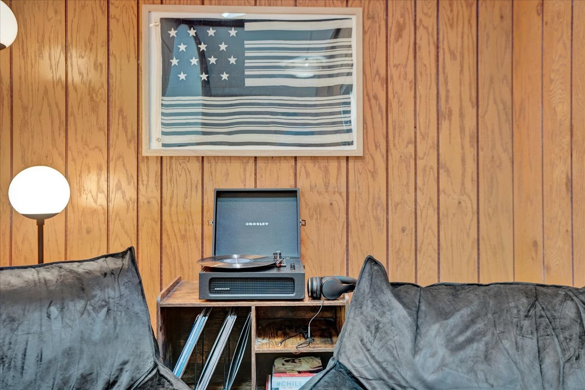 “Spin a few records — a touch of nostalgia meets mountain charm.”