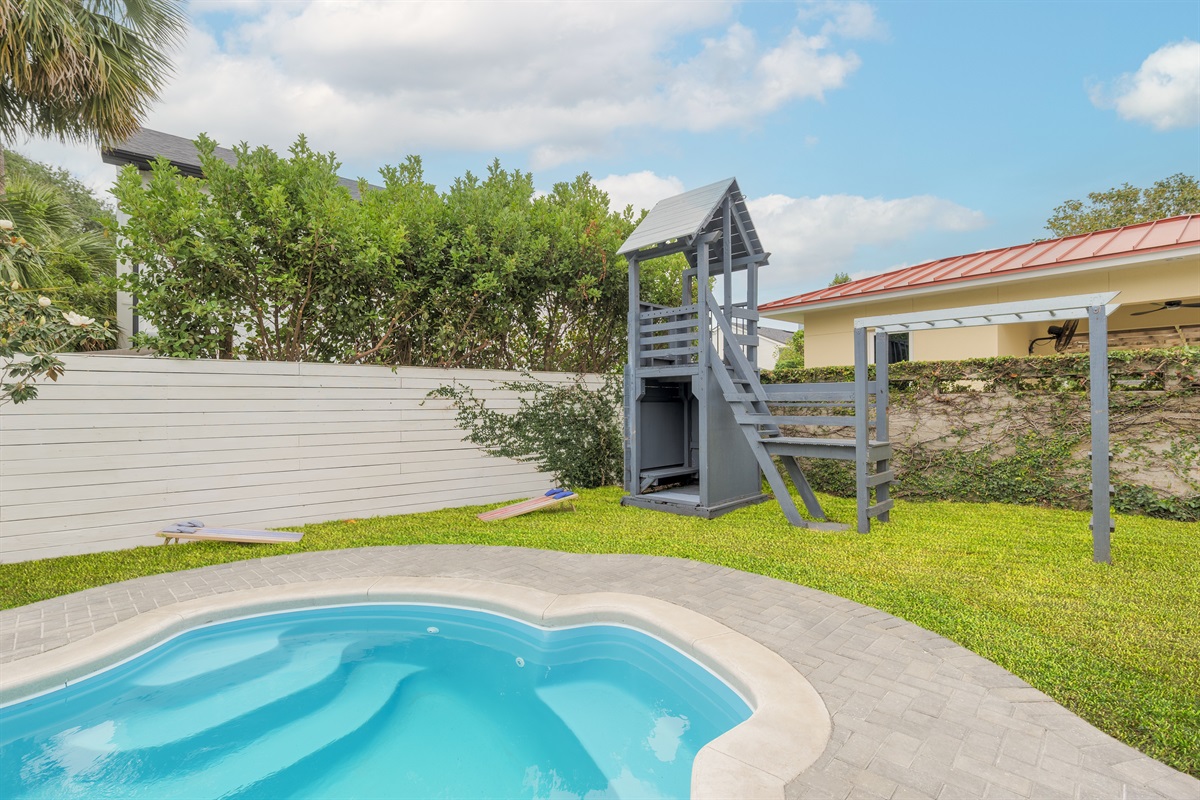 Playtime ready!  A backyard that keeps everyone entertained