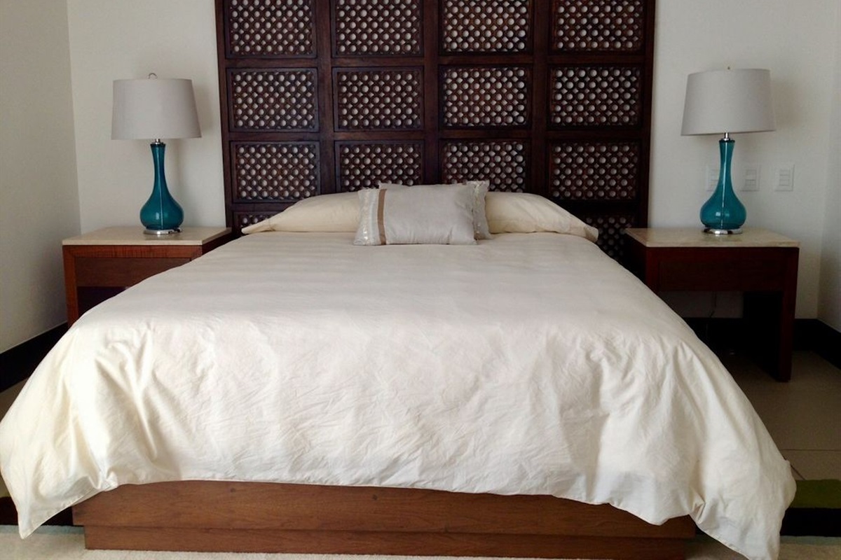 Master Bedroom with King Sized bed, with ensuite