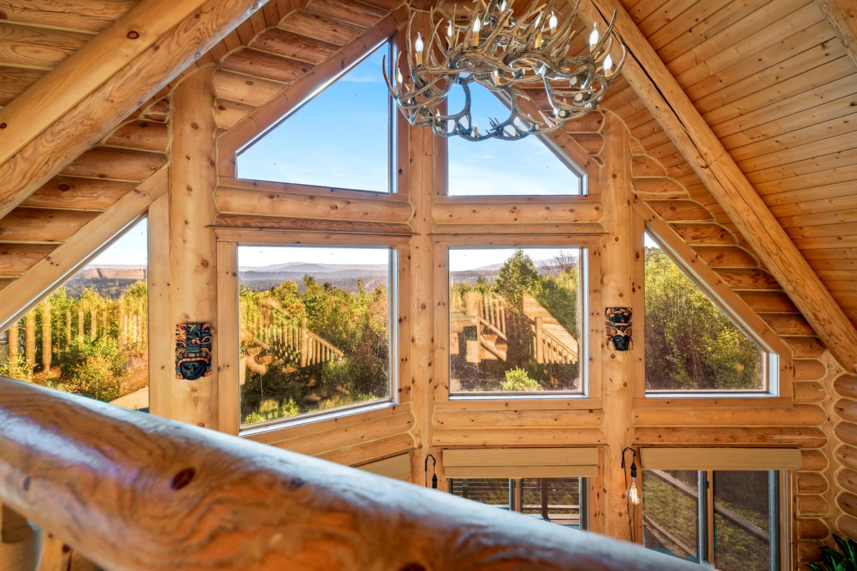 Daybed outside the master bedroom — a perfect spot to lounge and enjoy the views.