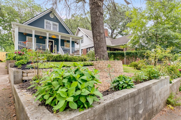 There is plenty of free parking on the driveway.