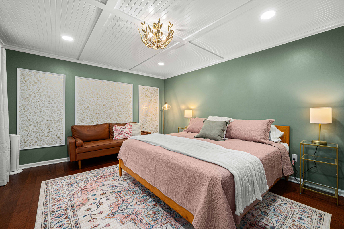Elegant decor and soft lighting create the perfect tranquil escape!