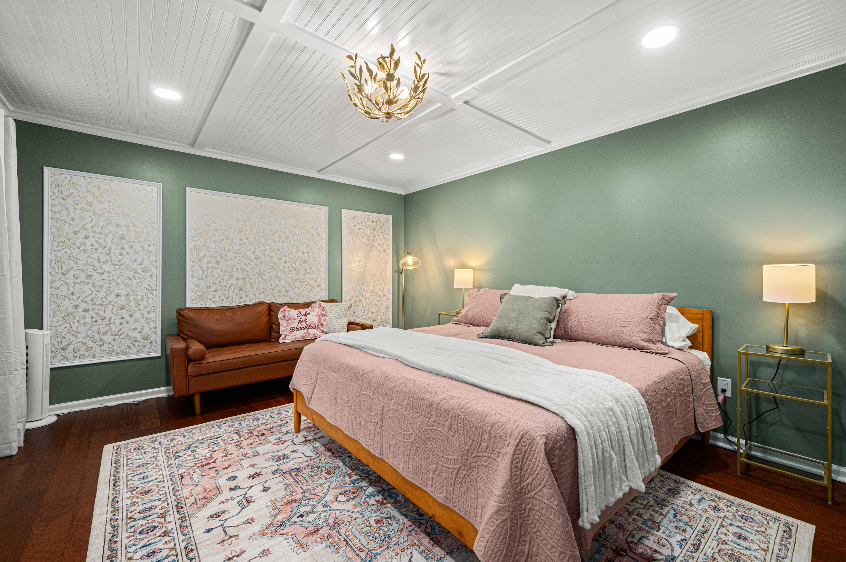 Elegant decor and soft lighting create the perfect tranquil escape!