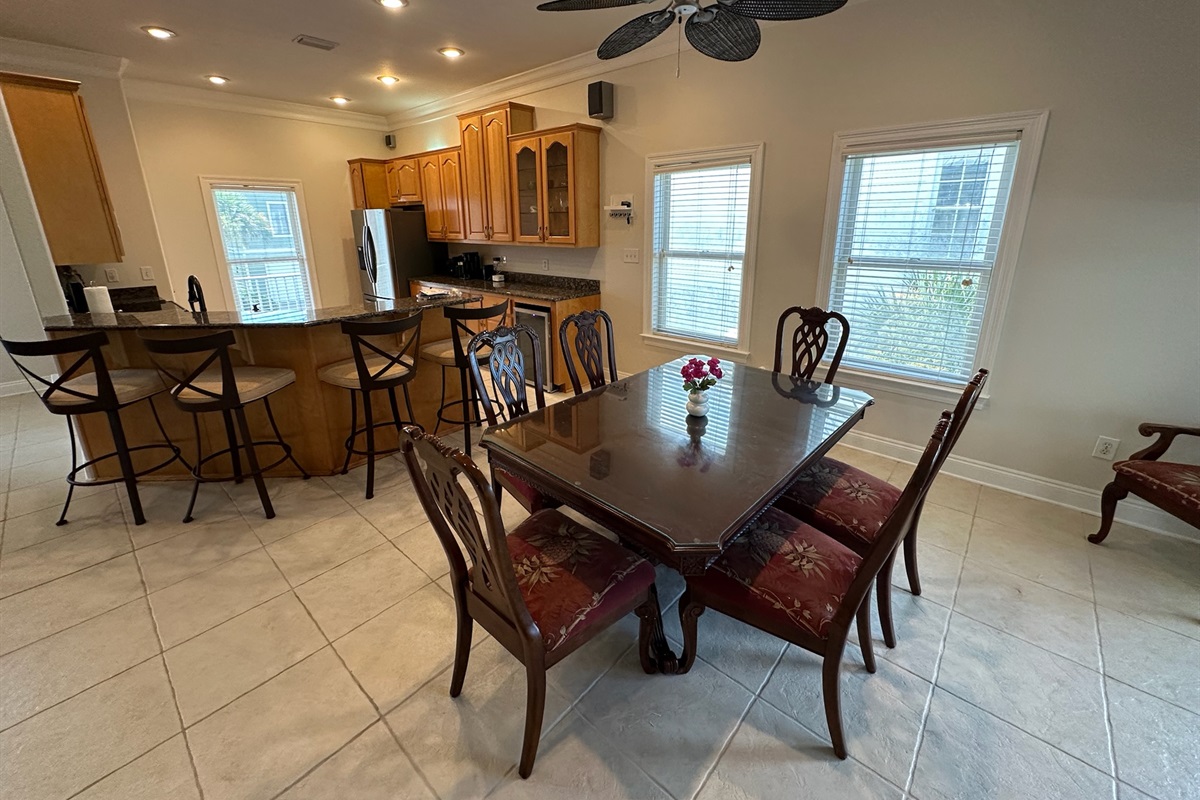 Dining Table and bar stools
