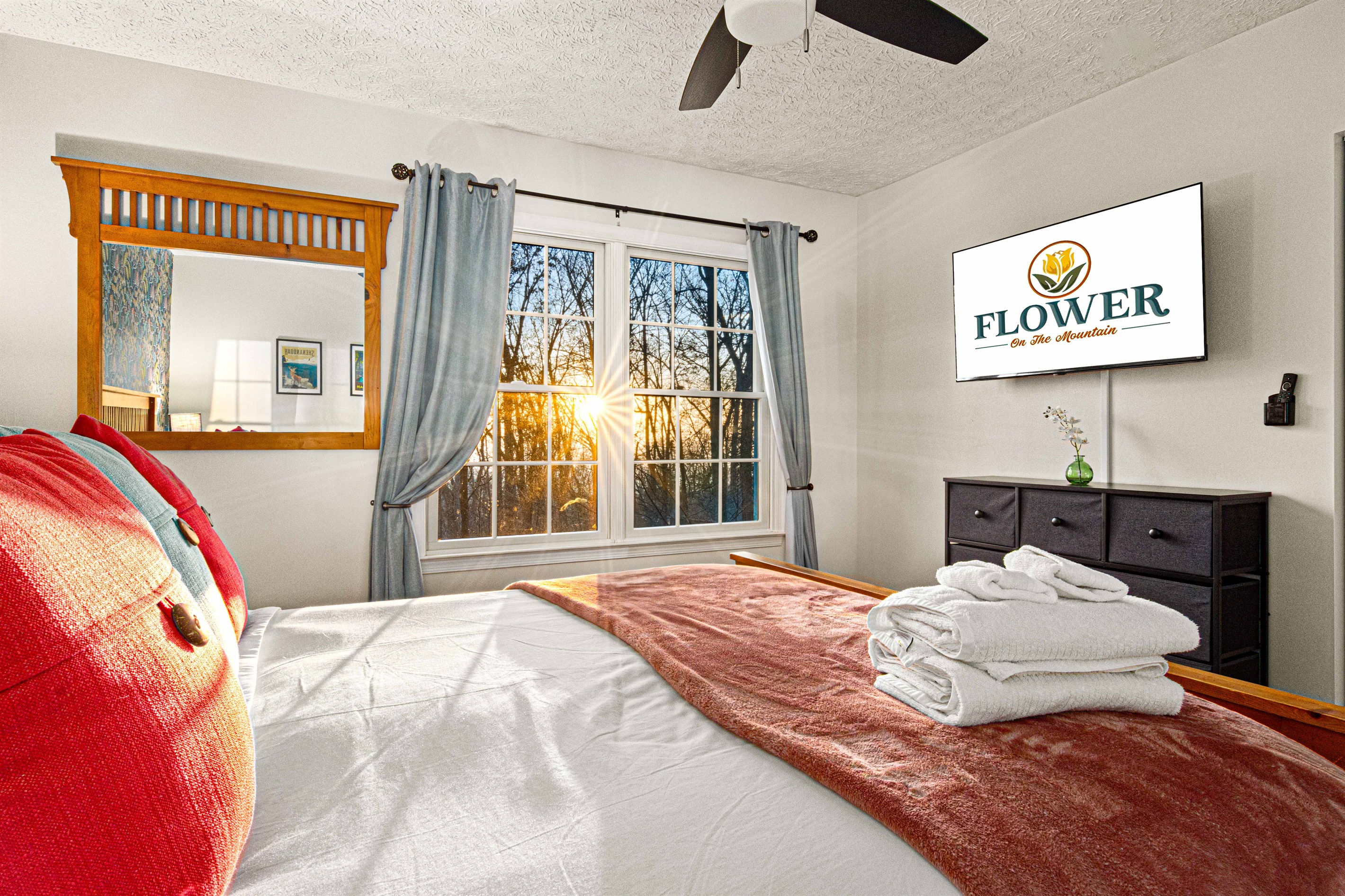 Large screen TV in every room