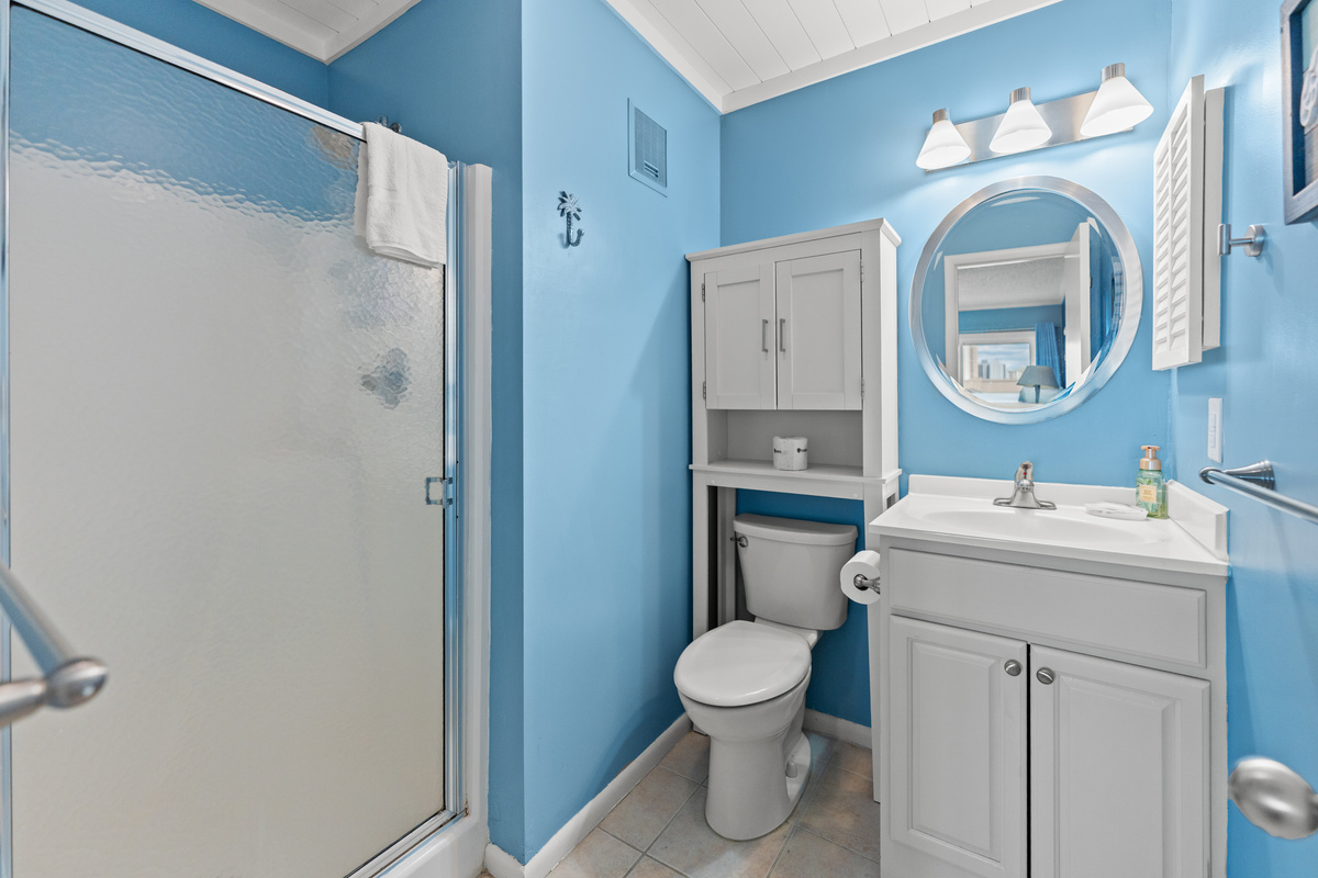 Main Bathroom - walk-in shower