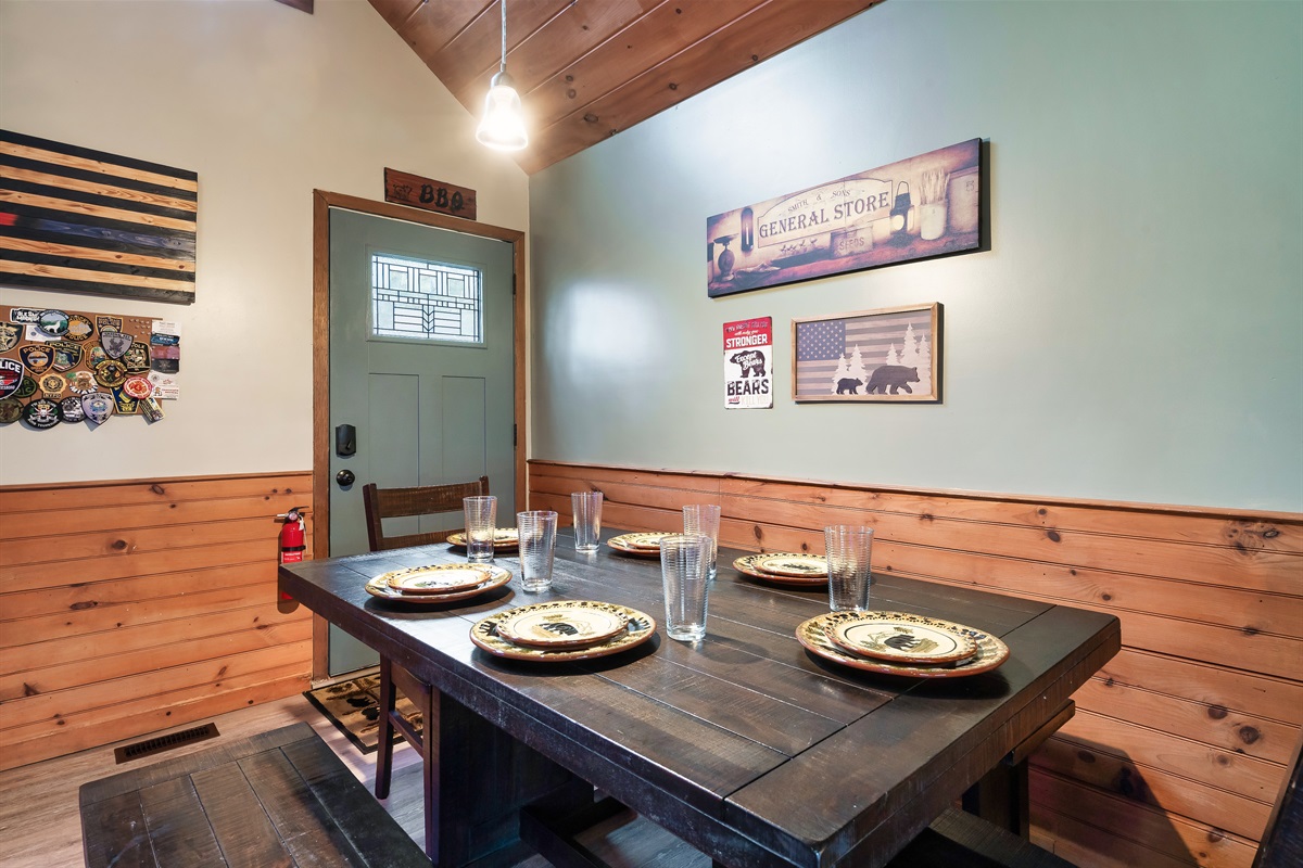 Where laughter echoes and flavors dance on the palate.