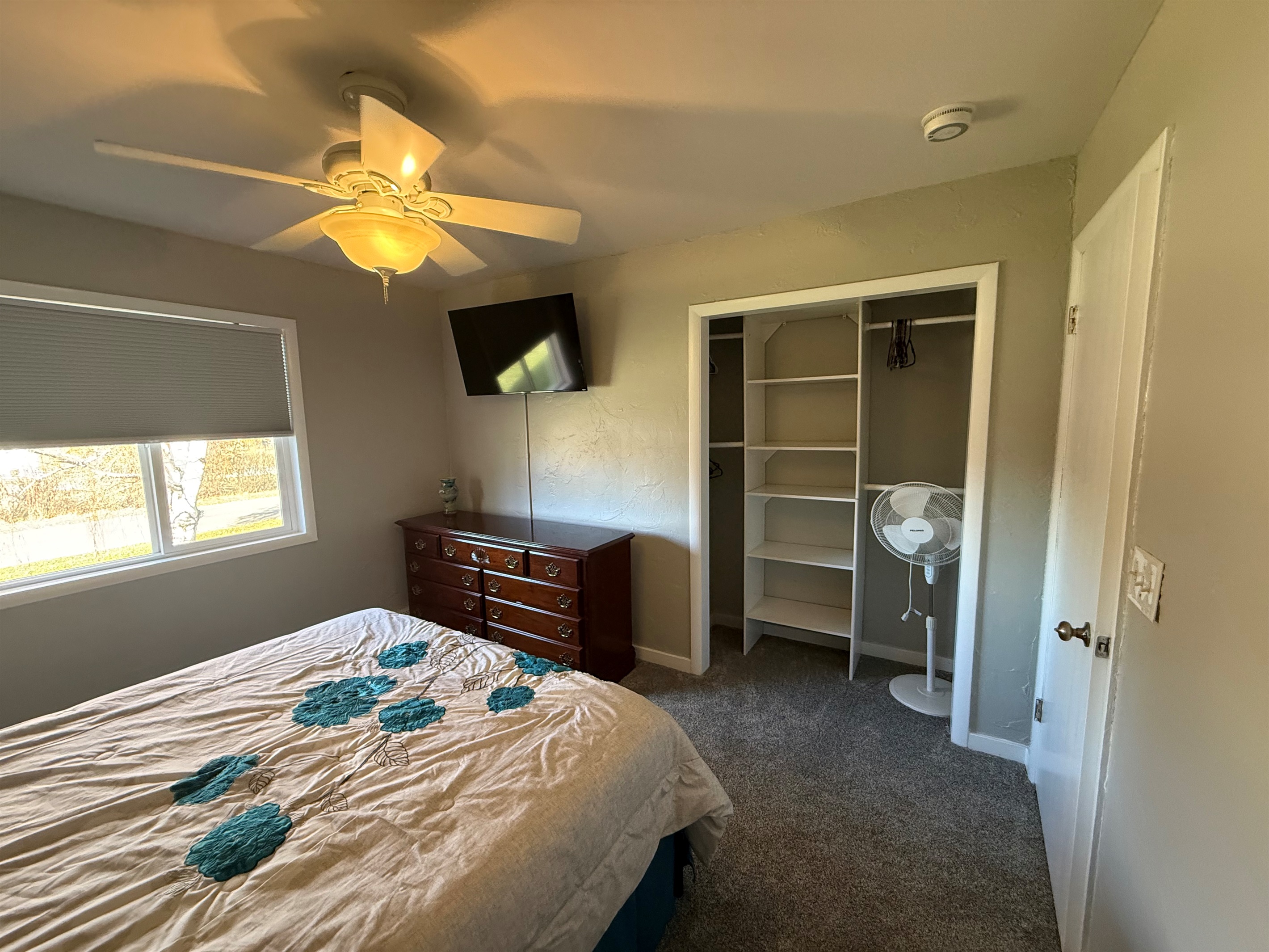 Overlooking the front yard