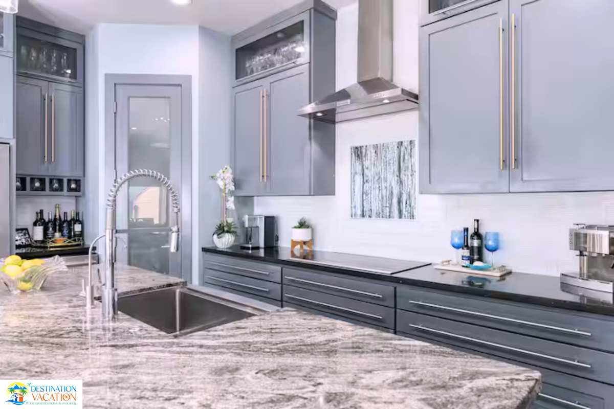 Elegant finishes create a refined culinary experience.