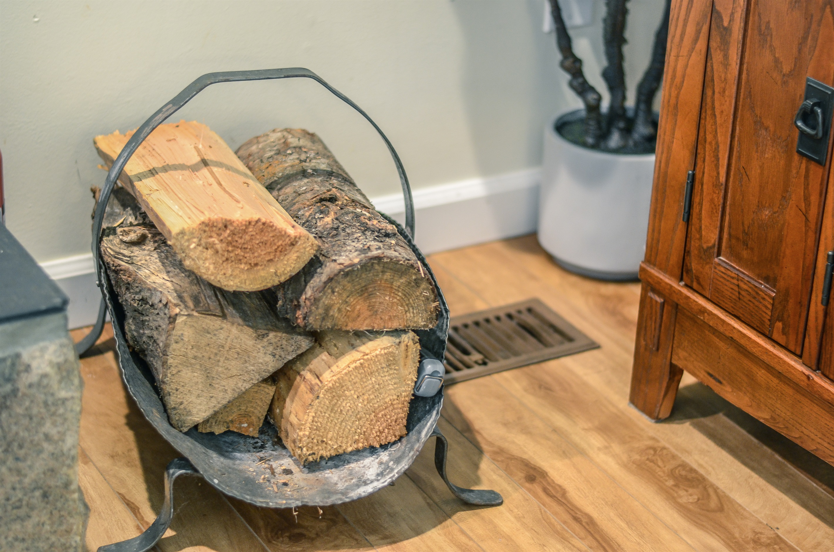 Complimentary firewood provided for the fireplace