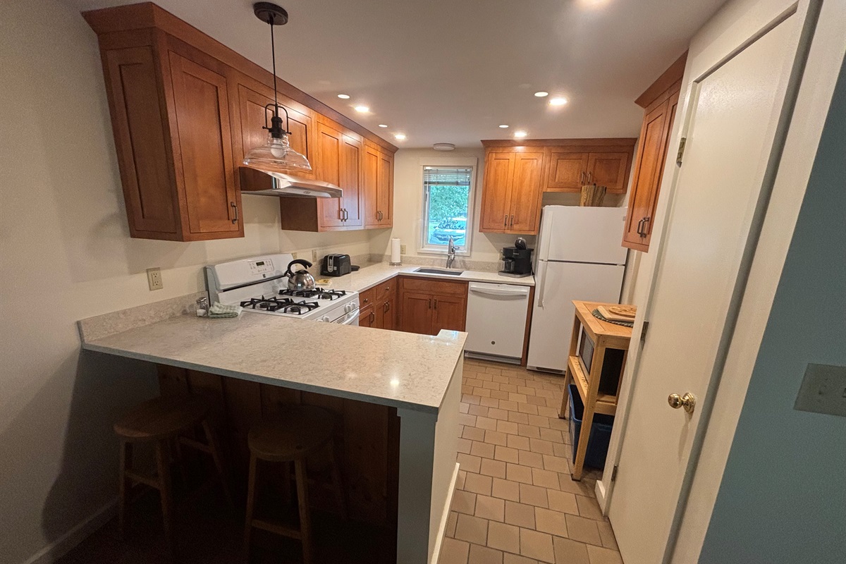 Newly remodeled kitchen