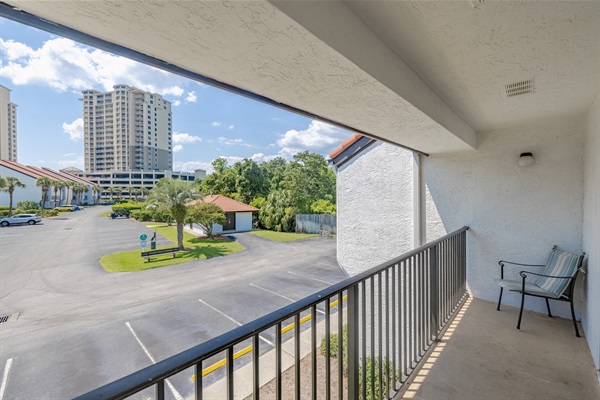 Balcony access off the second bedroom