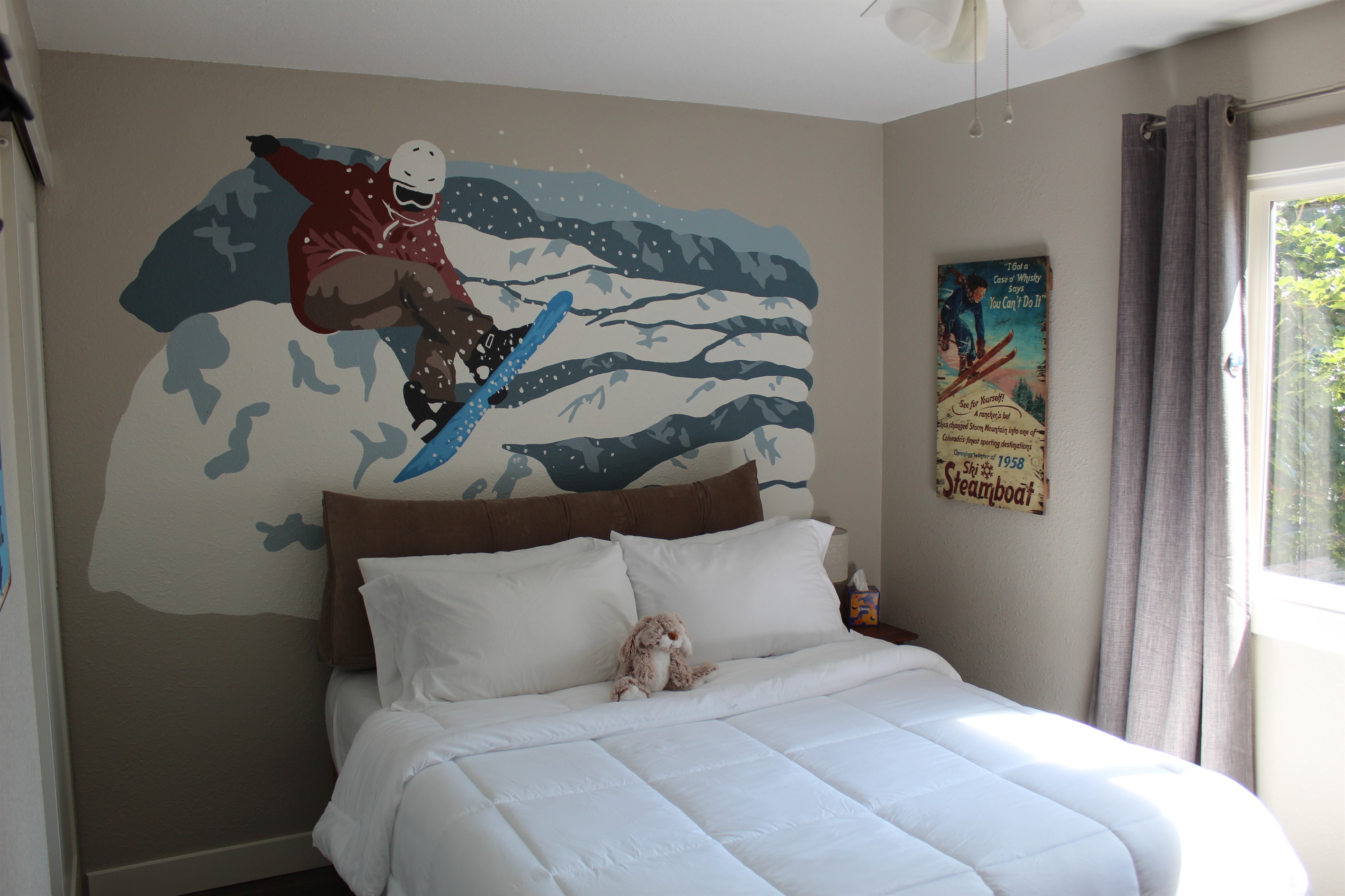 BR2 Slope Space (queen) — Relax, it's all downhill from here.