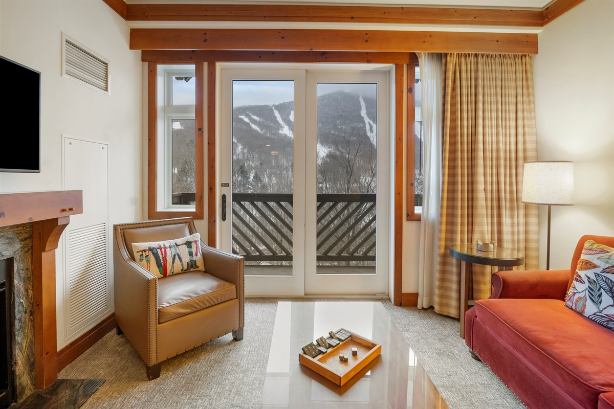 Relax and enjoy the view from your private balcony