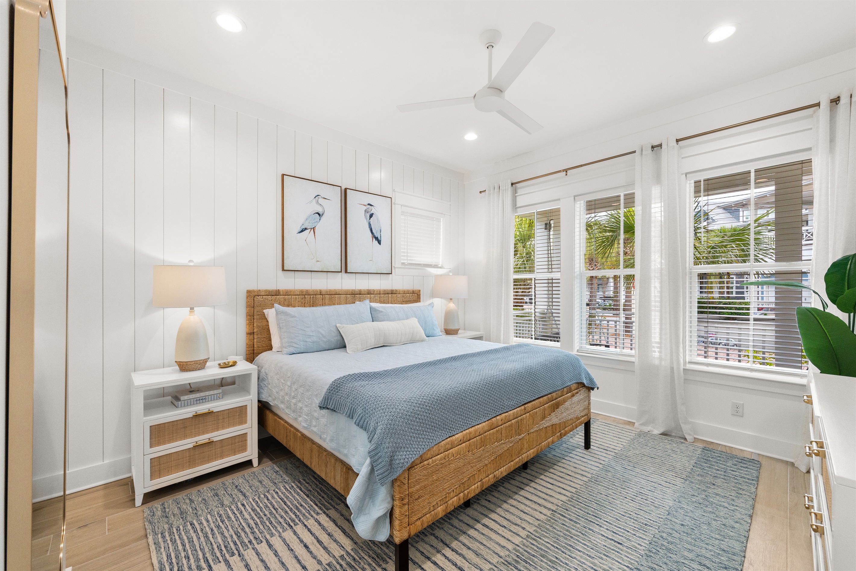 A peaceful retreat with soft coastal décor, natural light, and a spacious layout. Perfect for relaxing and recharging after a day on 30A.