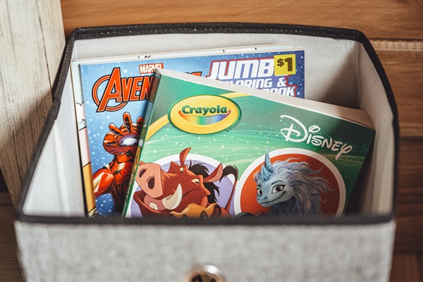 We Even Have Coloring Books/Toys for the Little Ones!