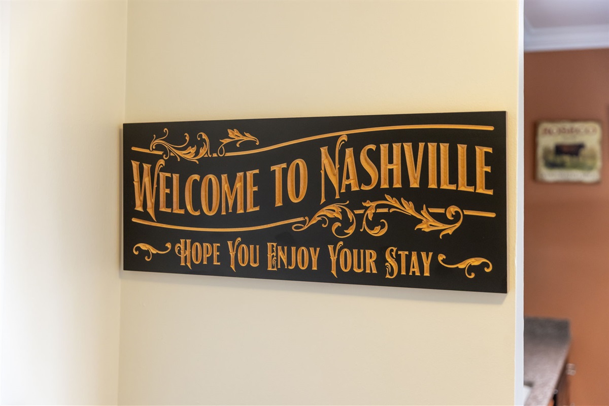 We hope you enjoy your stay