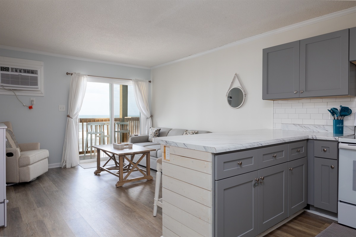 Open concept living area