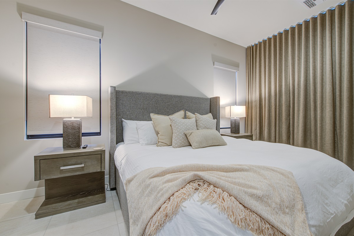 The Casita bedroom for those who may enjoy a little more privacy. 