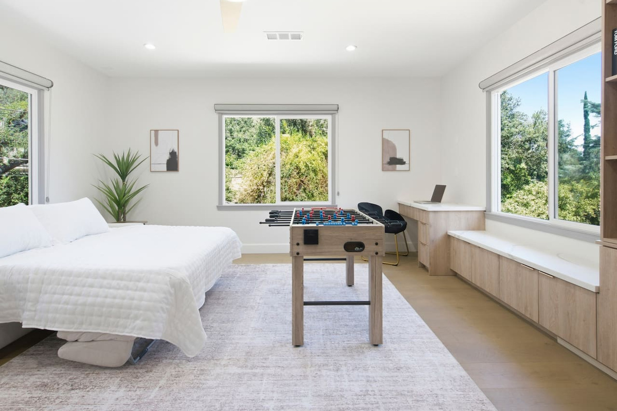 A beautiful bedroom that feels like your own private retreat—just one more reason to love your stay.