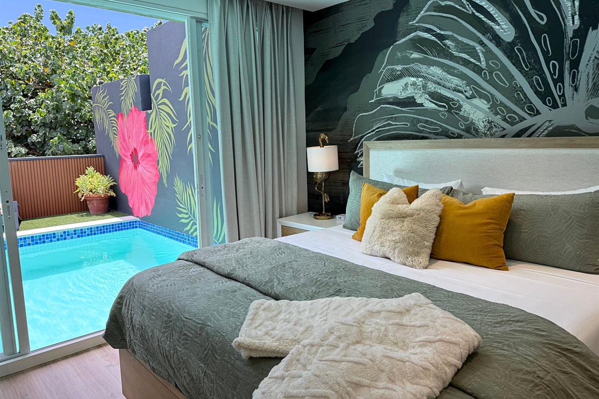 Roll out of bed and right into your private pool