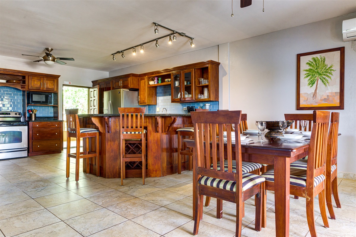 Kitchen and Dining Area